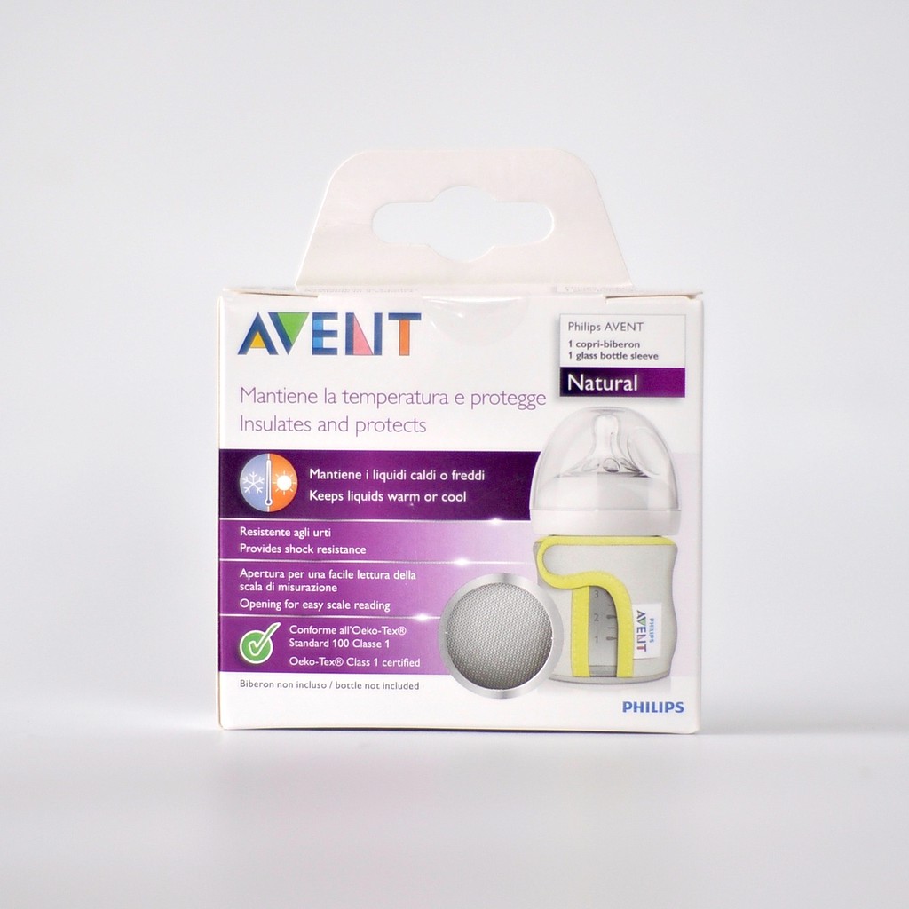 Bọc vải bình sữa thuỷ tinh AVENT Natural