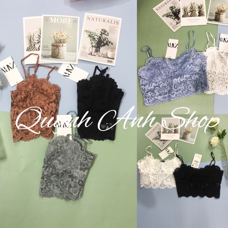 [ORDER-XUẤT TAG CHUẨN-ẢNH THẬT] Áo 2 dây ren Zara 5 màu xuất xịn | BigBuy360 - bigbuy360.vn