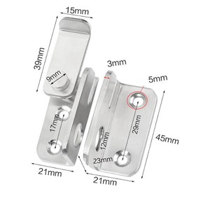 CHỐT CỬA KHÓA CÂY GAT INOX LOẠI NHỎ - 000651
