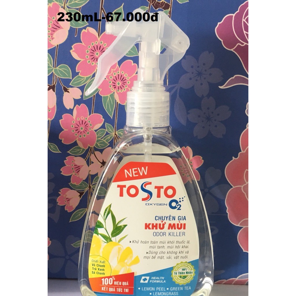 TOSTO Oxigen – Khử Mùi Không Khí 250ML