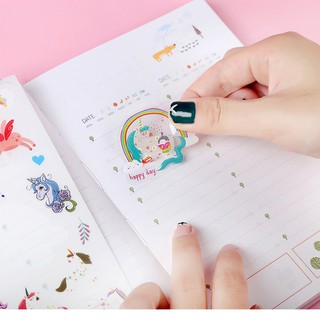 Set Sticker dán Unicorn PVC (6 tờ)