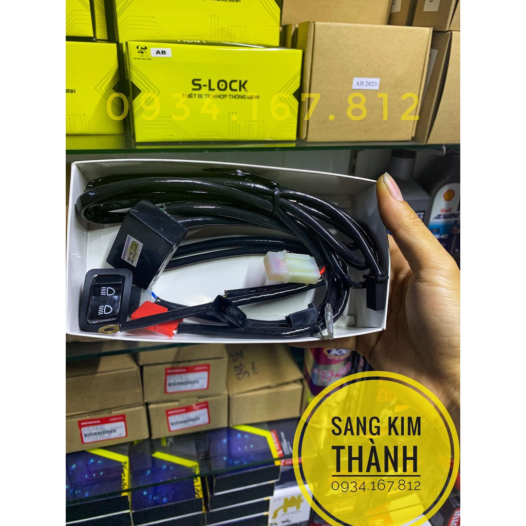 Mạch Passing Tắt Đèn Chính Và Đèn Trợ Sáng Xe Honda Winner X Full Giắc Cắm
