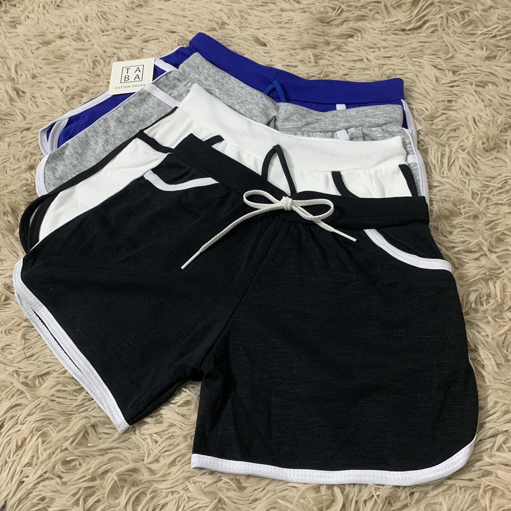 Quần đùi nữ mặc ở nhà chơi thể thao chất liệu thun siêu co giãn - QD001 | BigBuy360 - bigbuy360.vn