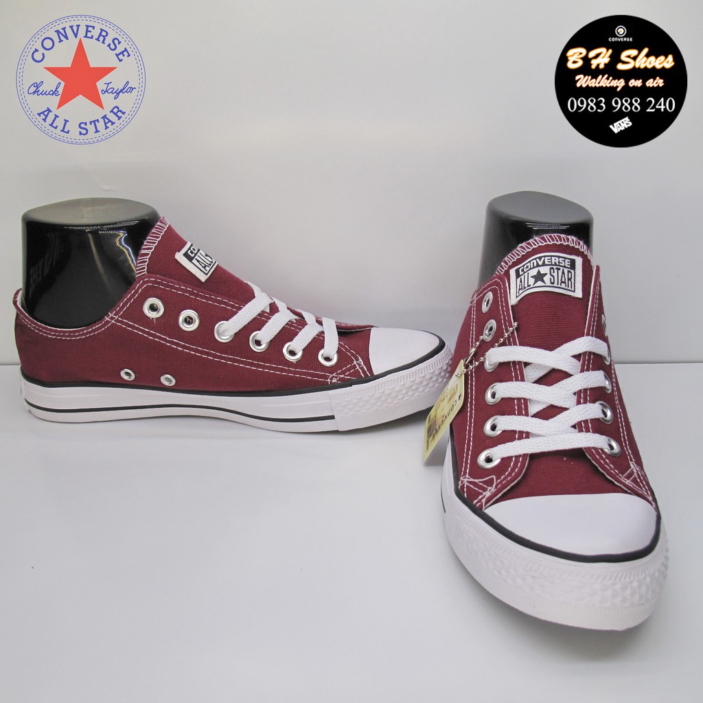 [Hộp CV] Giày Converse classic cổ thấp cổ điển vải canvas nam nữ cao cấp đầy đủ tem, tag, tặng kèm hộp hãng.