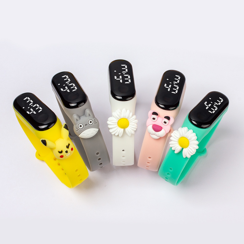 Đồng hồ điện tử LED hoạt hình không thấm nước COLMI