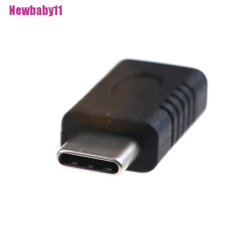 (Baby11) Usb 3.1 Type-C Male To Female Sync Sync Adapter For Laptop Mobilephone