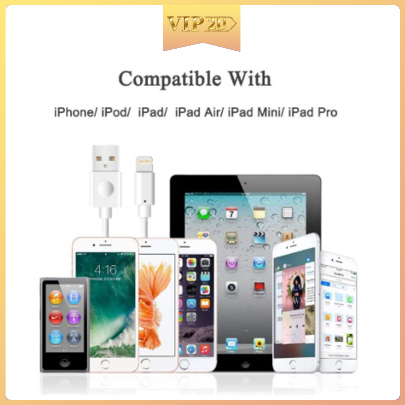 Cáp Sạc Nhanh Cho Iphone 6 6s 7 8 Plus Iphone X Xs Max Xr Ipad