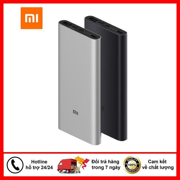 [HÀNG XỊN - GIÁ TỐT] PIN SẠC DỰ PHÒNG XIAOMI GEN 3 Type-C 2019 - MI POWER BANK 10000MAH - SẠC NHANH 2 CHIỀU 18W