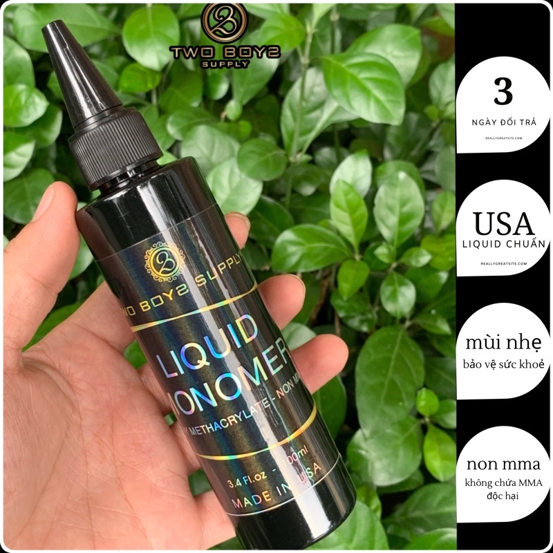 Dung dịch đắp bột, liquid tím usa dung tích 100ml