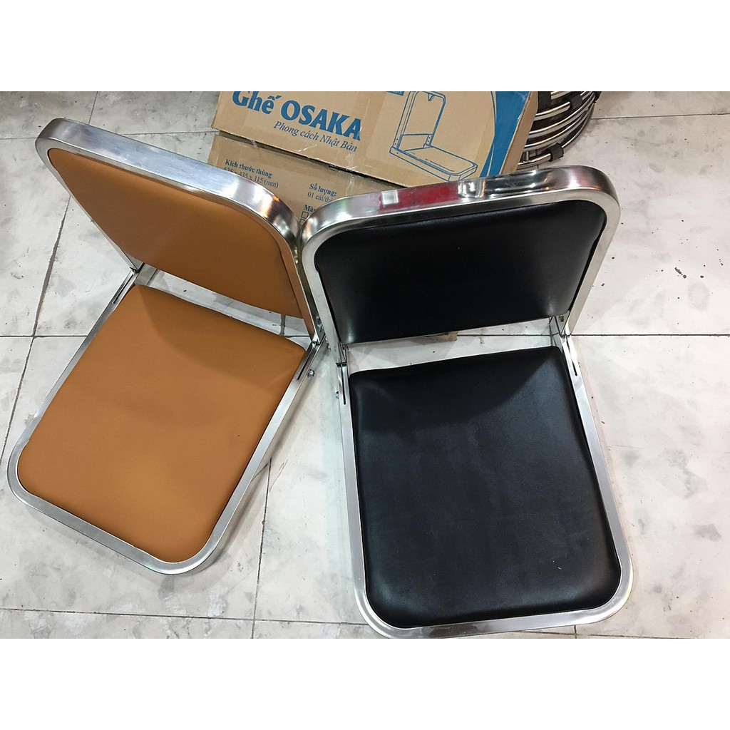 Ghế Bệt Tựa Lưng Osaka Khung Inox - Phong cách Nhật Bản -HÀNG CHÍNH HÃNG | BigBuy360 - bigbuy360.vn