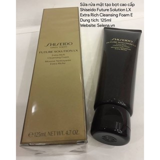 Sữa rửa mặt Shiseido Future Solution LX Extra Rich Cleansing Foam