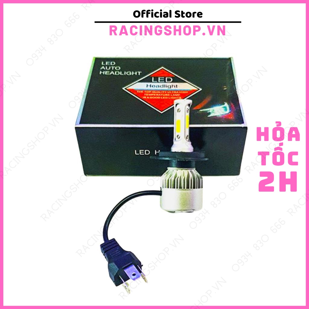 Đèn led xe máy Đèn pha trợ sáng ô tô xe hơi X7 LEDVNRACING 2022 độ sáng led gom bảo hành 6 tháng chính hãng RACINGSHOPVN