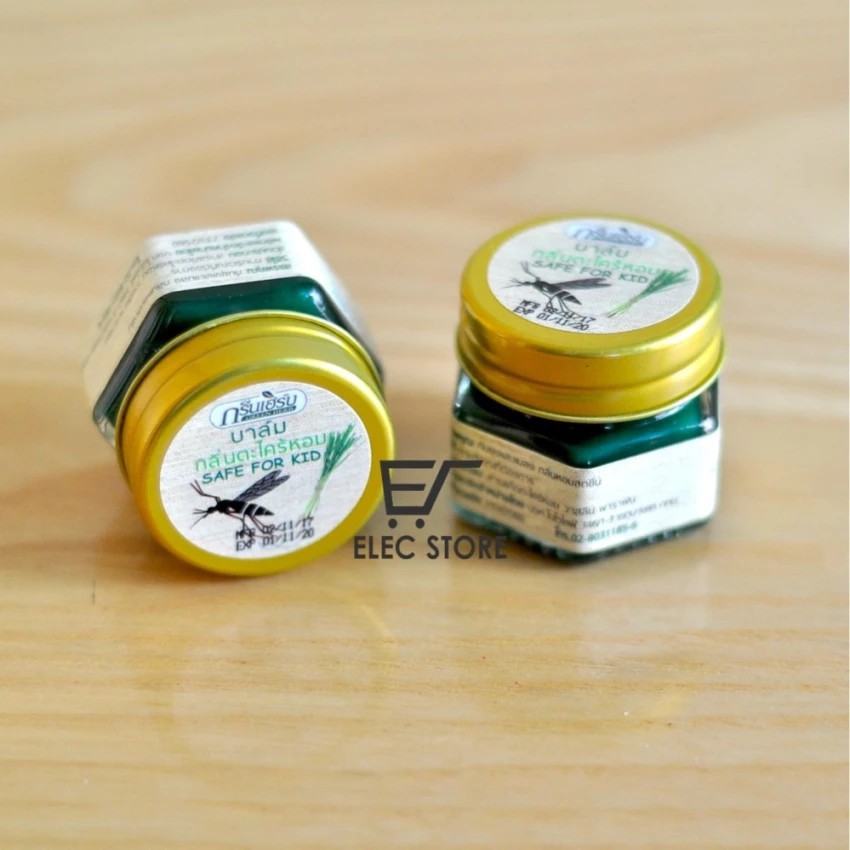 Kem chống muỗi Green Herb Balm 20g Thailand - An toàn cho cả trẻ nhỏ