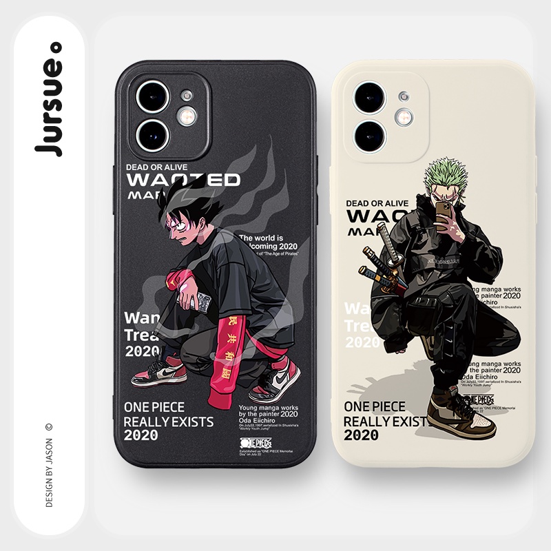 Ốp lưng JURSUE mềm chống bẩn hoạt hình dễ thương đẹp cho iPhone 13 12 11 Pro Max SE 2020 X XR XS ip 8 7 6 6S Plus Y368