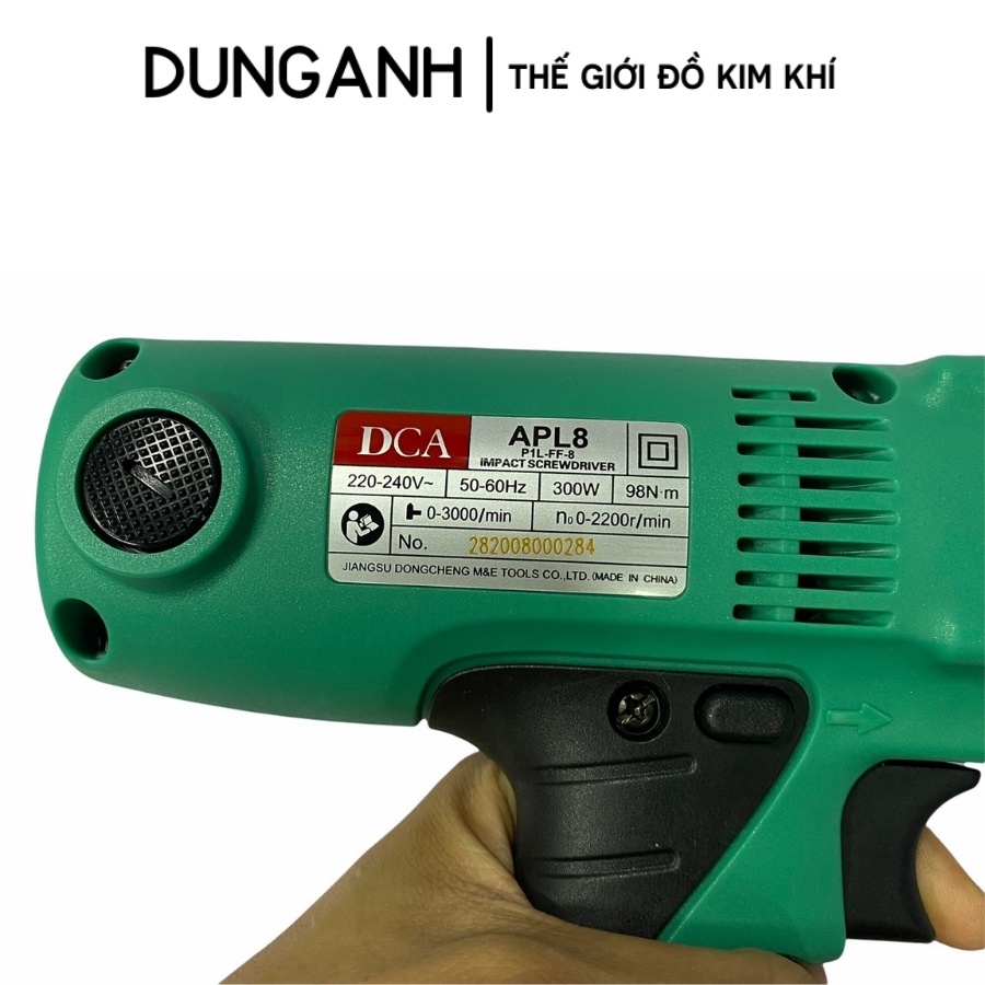 Máy bắn ốc Kim Khí Dung Anh máy bắn vít DCA APL8 bảo hành 6 tháng tặng kèm đầu bắn vít