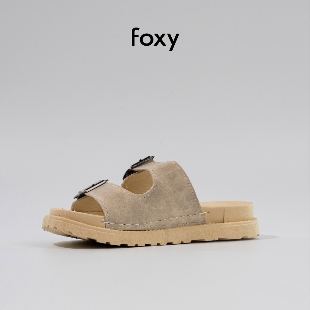 Dép Sandal Nữ FOXY Quai Da Đế Cao Su Nhẹ Nhàng Thanh Lịch - FOX017