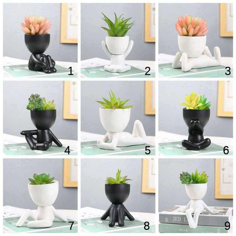 Chậu Hoa Mini Để Bàn Trang Trí Nội Thất