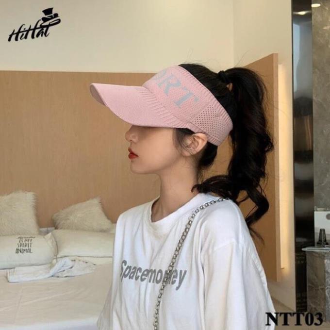 Mũ thể thao nửa đầu SPORT [ FREE SHIP ] nón kết nửa đầu thời trang dành cho nữ phong cách Hàn Quốc