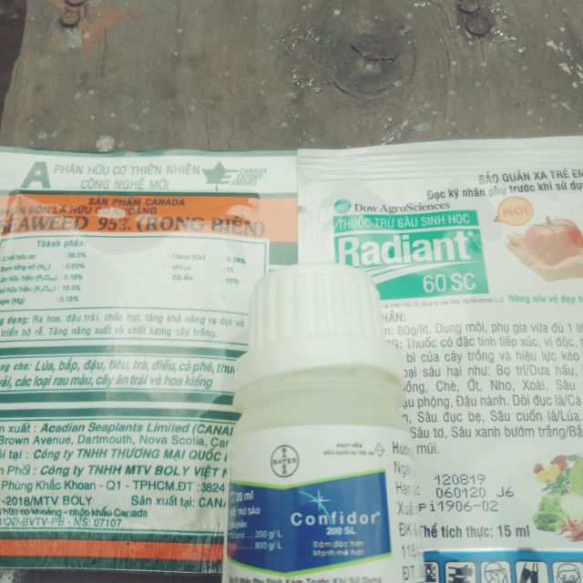 Combo đặc trị trĩ rệp kèm dưỡng Cây