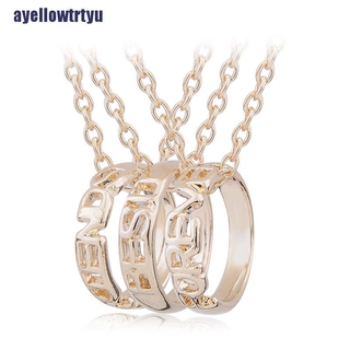 Set 3 vòng cổ Tình Bạn Khắc Chữ Best Friend Forever