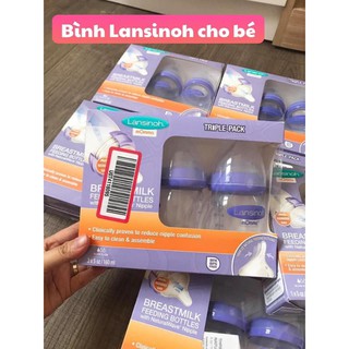 Bình sữa lansinoh cho bé. Set 1 bình