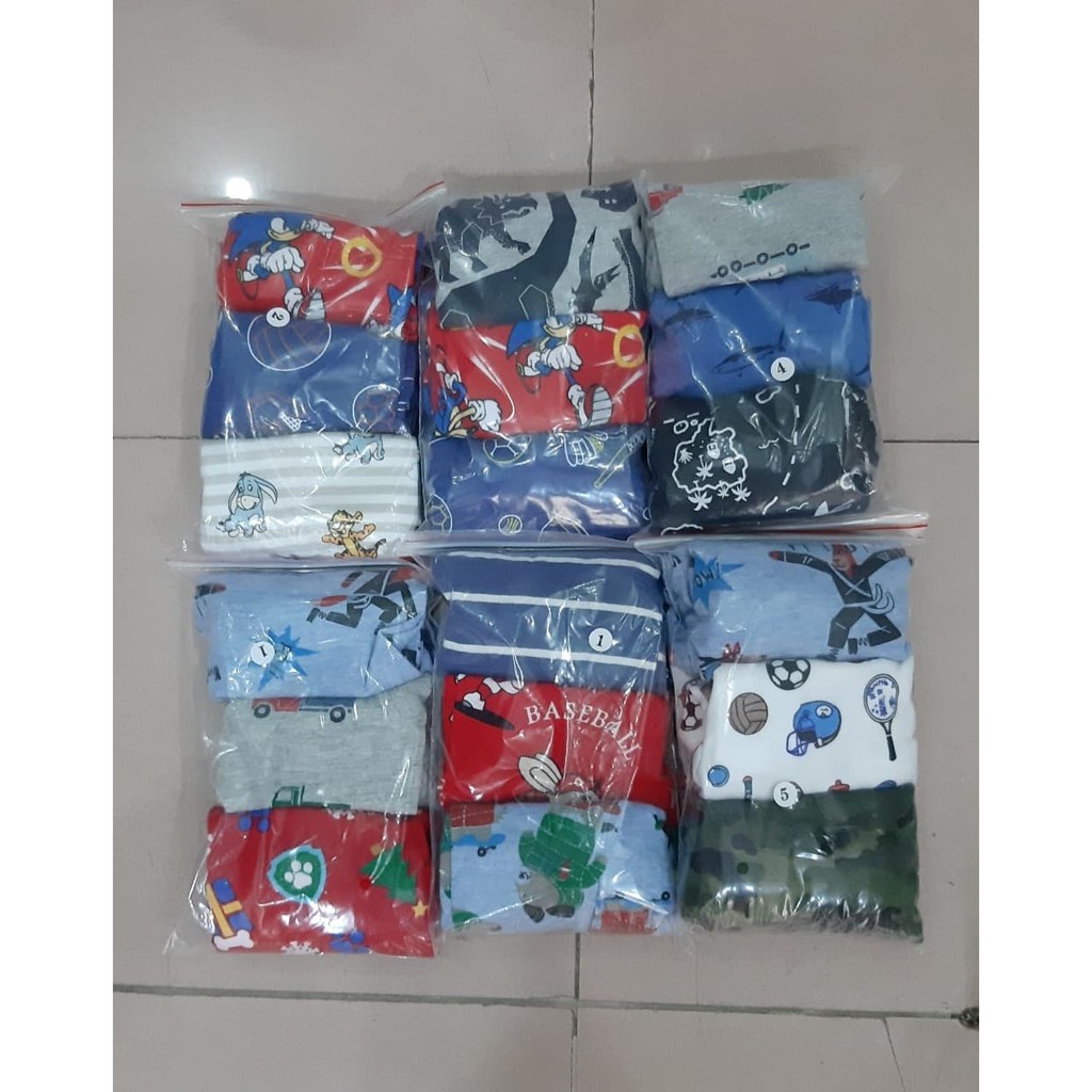 Combo 5 Quần cotton việt nam bé trai(1-5y)