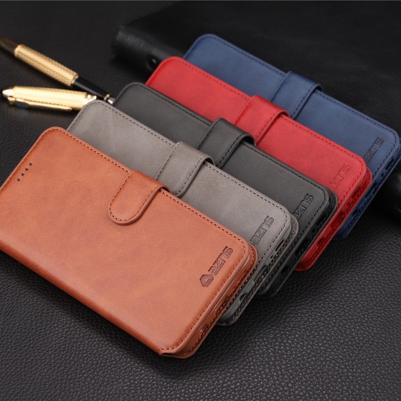 Bao da điện thoại có đế đỡ và ngăn để thẻ màu sắc sang trọng cho Samsung Galaxy Note 9 8 | BigBuy360 - bigbuy360.vn