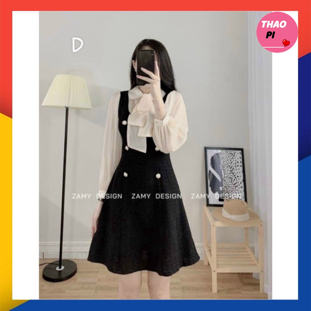 Đầm đi tiệc đi chơi hè tay dài phối nơ hàng chuẩn cao cấp siêu đẹp và sang trọng