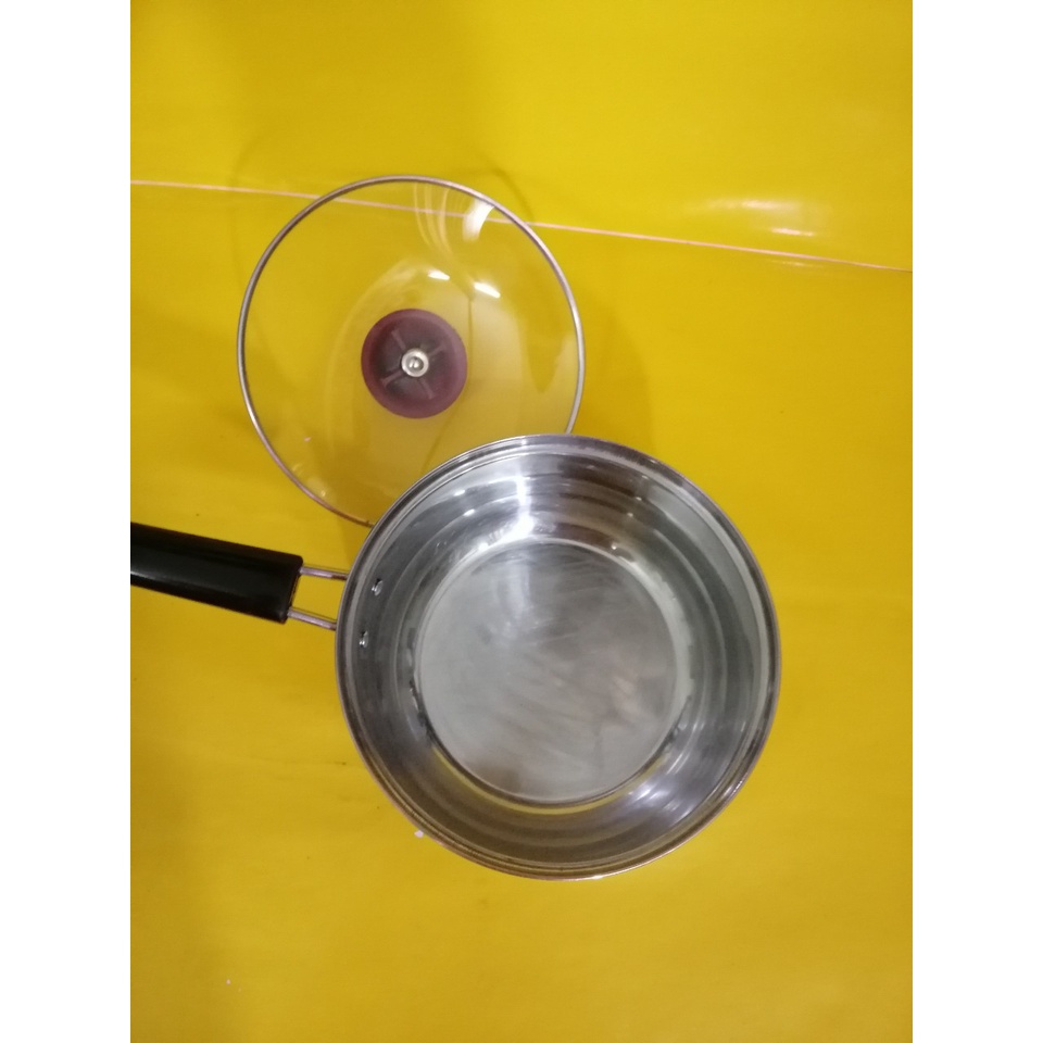 Quánh inox nội địa Nhật, size 19cm, cao 9cm (175), dùng được bếp từ