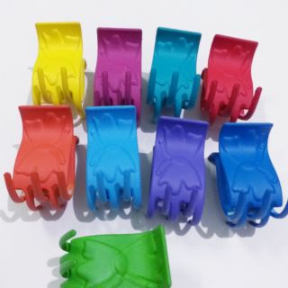 Kẹp tóc 5 răng nhám màu hình bươm bướm