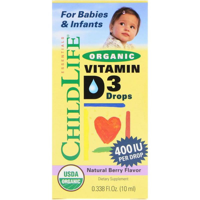 Vitamin D3 Hữu cơ cho bé 10ml ChildLife