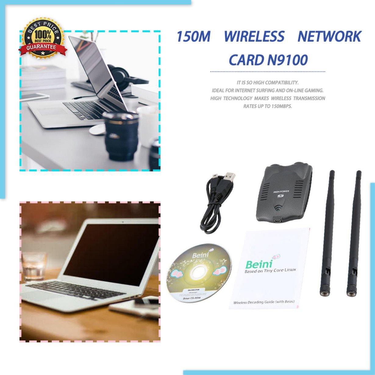Usb Wifi Không Dây N9100 3000mw Cho Realtek Rtl8192Fu | BigBuy360 - bigbuy360.vn