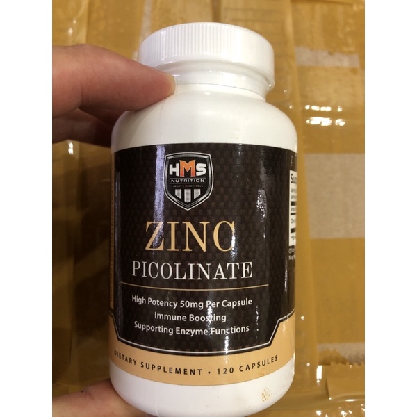120 Capsules HMS Nutrition HMS nutrition zin c picolinate HMS nutrition zinc zin c Picolinate hms nutrition