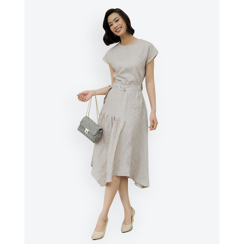 Đầm Linen Nữ Màu Kem Harmony F2 Fashion & Freedom