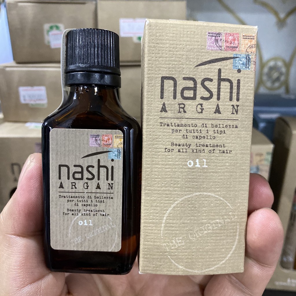 Tinh dầu phục hồi dưỡng bóng mềm tóc Nashi Argan Oil 30ml