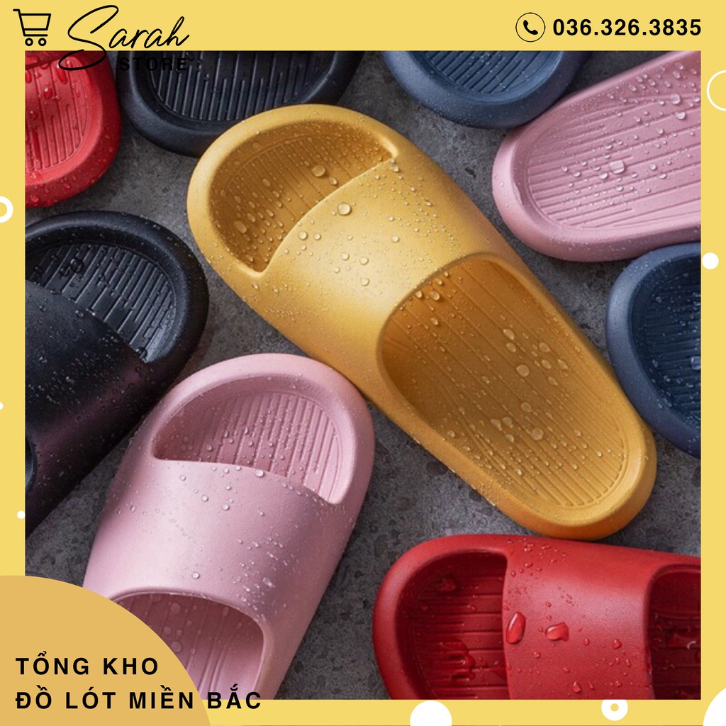 Dép Đi Trong Nhà Nam Nữ Ulzzang Đúc Liền Khối Siêu Nhẹ D188