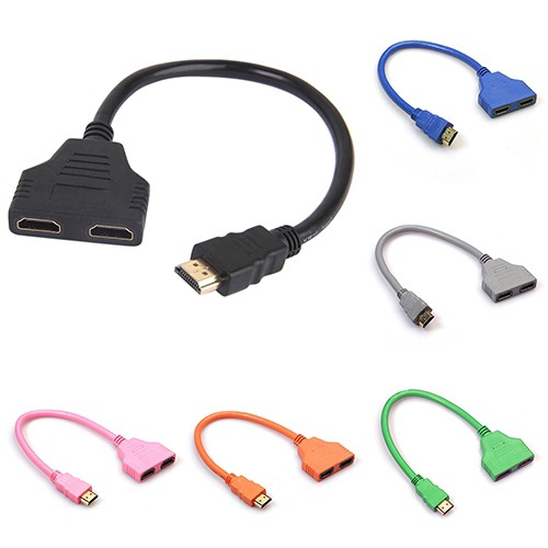 Cáp kết nối phân chia 1 thành 2 cổng 1080P HDMI chất lượng cao