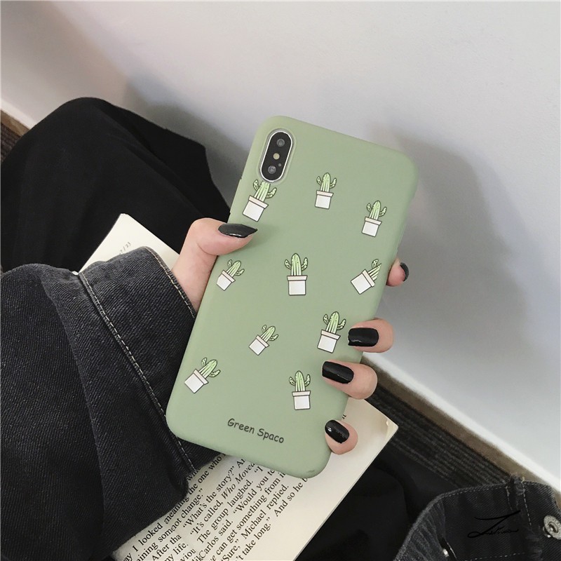 [ IPHONE ] Ốp Lưng Silicon Green Spaco - B156