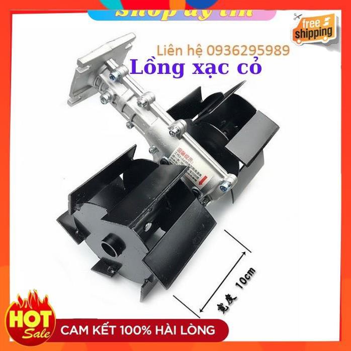 [Hàng tốt] ĐẦU XỚI ĐẤT SẠC CỎ ĐA NĂNG LẮP CHO MÁY CẮT CỎ 7 khía 9 khía 28,26 trục