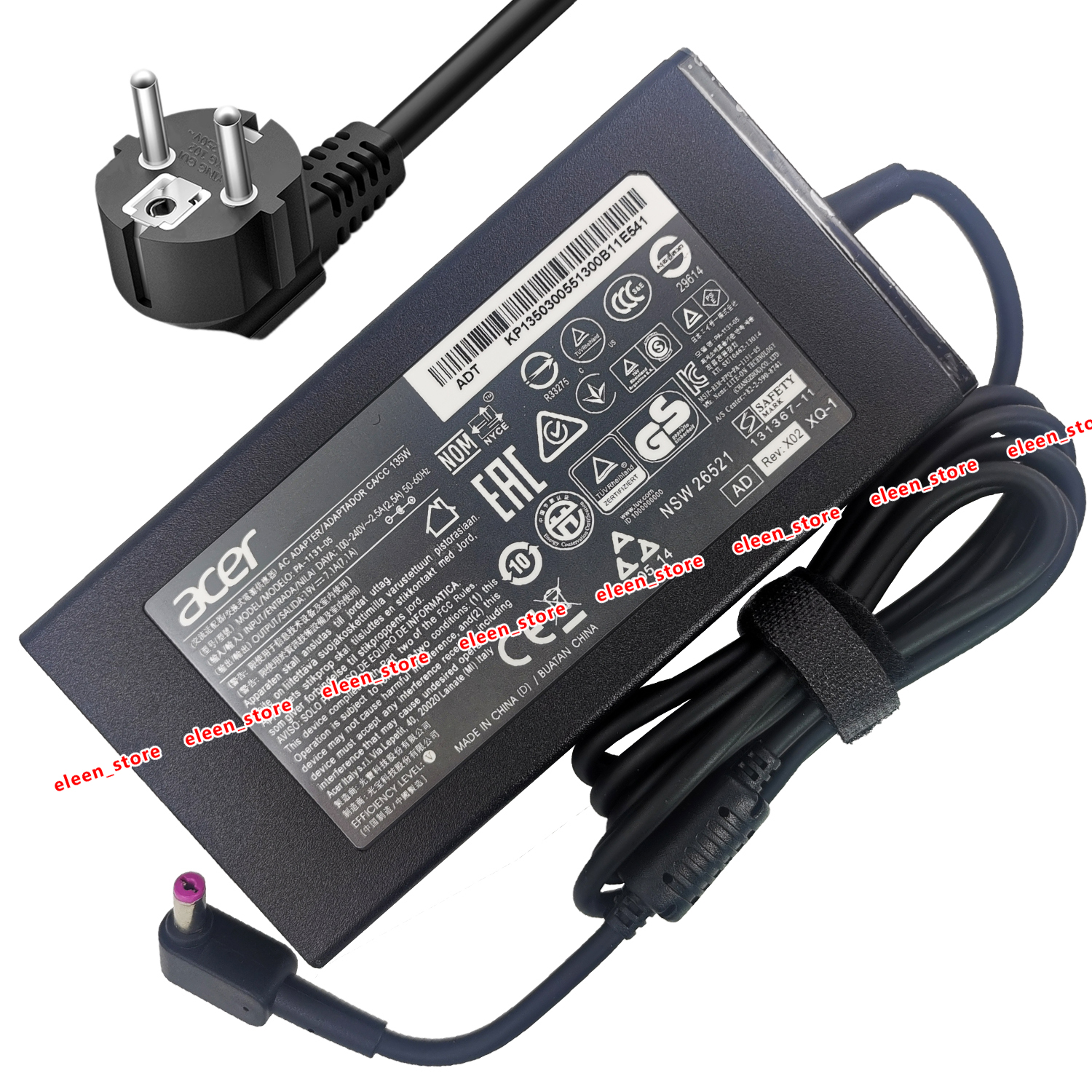 135W 7.1A 19V Sạc laptop For Acer Aspire V17 V15 Nitro VN7-791 Nitro 5 AN515 AN517-51 ADP-135KB PA-1131-16 PA-1131-05