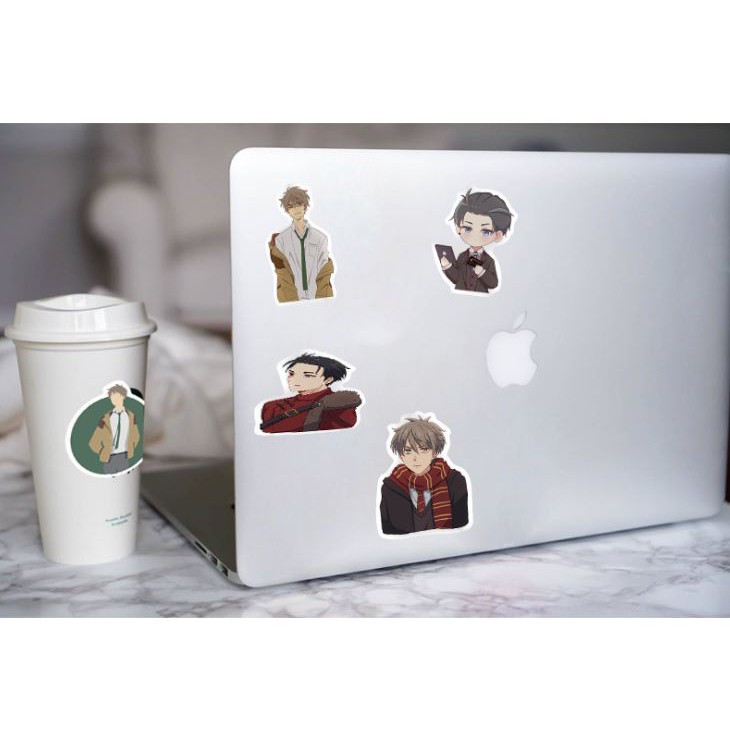 Sticker ANIME VƯƠNG GIẢ nhựa PVC không thấm nước, dán nón bảo hiểm, laptop, điện thoại, Vali, xe, Cực COOL #140