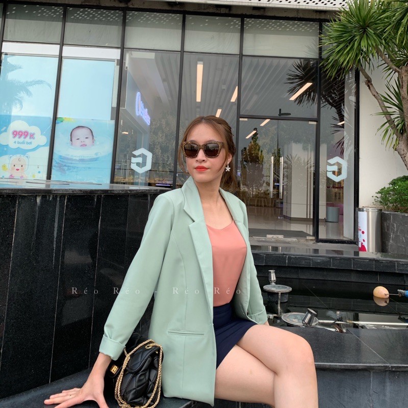 Blazer xanh ngọc Hương giang/ và N. Tây | BigBuy360 - bigbuy360.vn