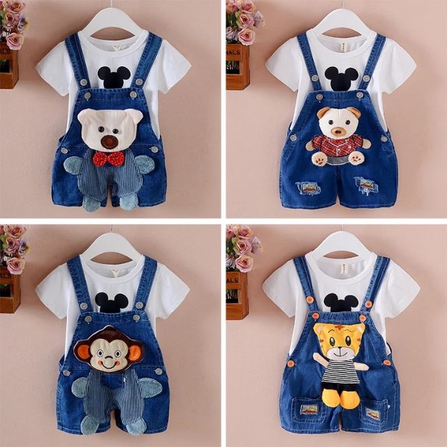 Set yếm + áo bé trai bé gái
