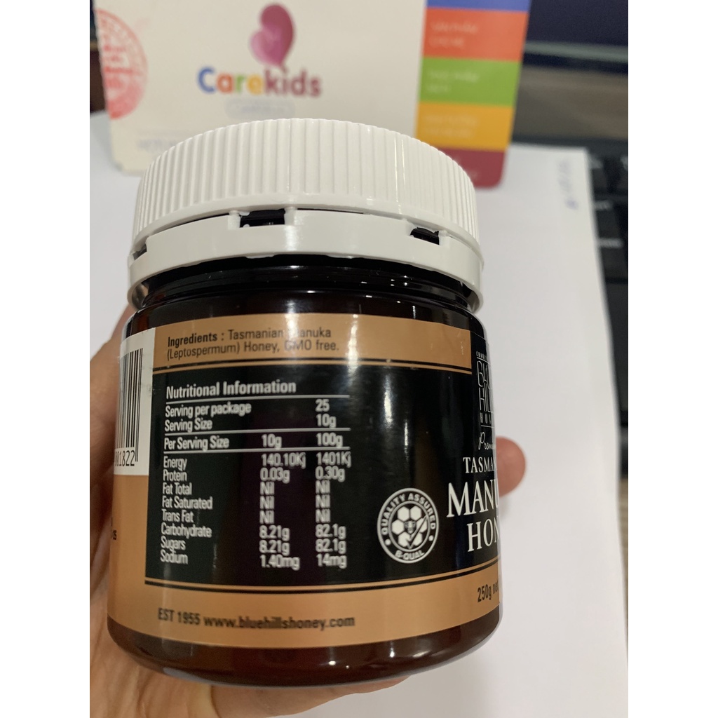 MẬT ONG Manuka 400+ Blue Hills từ Úc