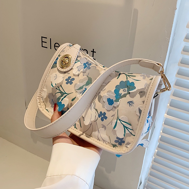 Túi Đeo Vai Đính Hoa Thời Trang Xinh Xắn Cho Nữ