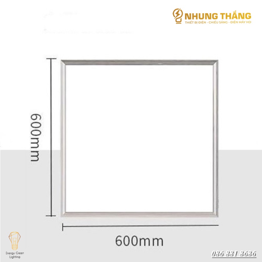 Đèn LED PANEL Âm Trần 600x600mm 48W Kiểu Dáng Hiện Đại - Ánh Sáng Trắng