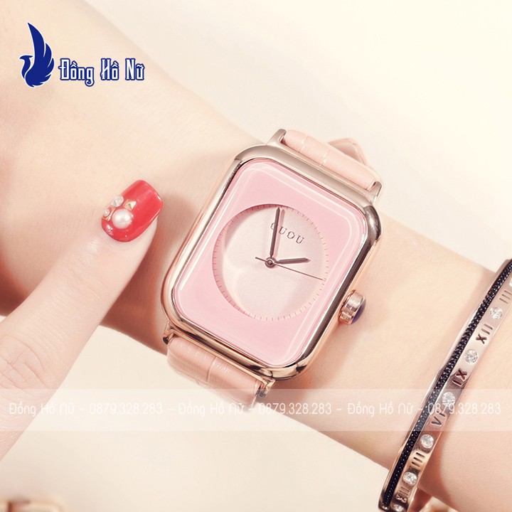 Đồng hồ nữ Guou 8162 ♥️FreeShip♥️ Dây da cao cấp, thiết kế trẻ trung, phong cách Hàn Quốc siêu đẹp ♥️ Bảo hành 12 tháng | BigBuy360 - bigbuy360.vn