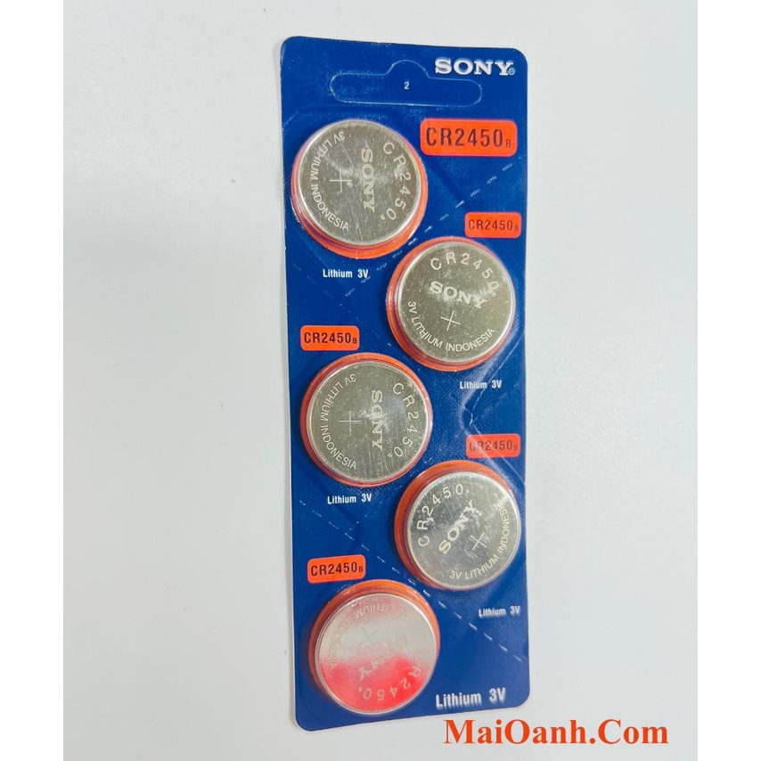 Pin CR2450 B Sony 3V Lithium Chính Hãng - Made In Indonesia
