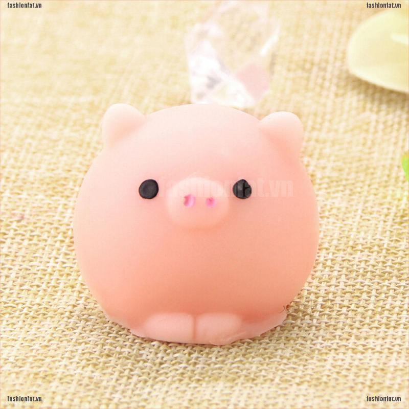 [Iron] Mochi Cute Pig Ball Squishy Squeeze Healing Fun Toy Gift Relieve Anxiety Decor [VN]