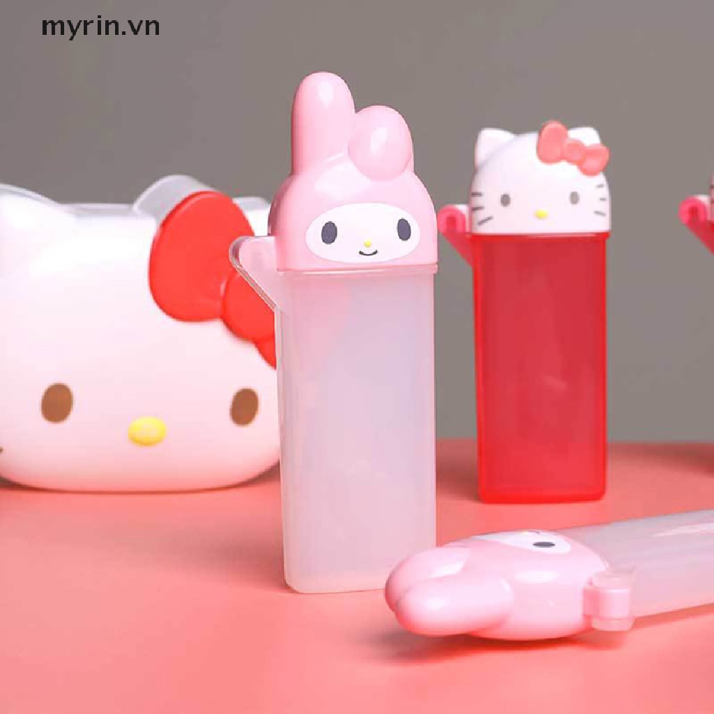 Hộp Đựng Tăm Bông Hình Hello Kitty Đáng Yêu